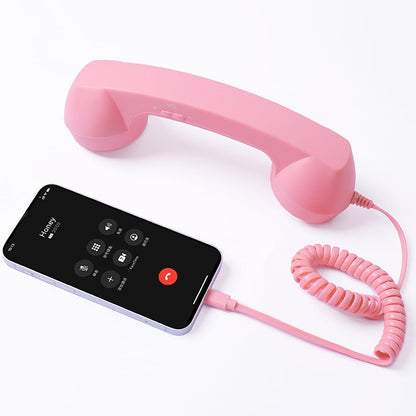 📞 Retro Phone Handset for USB-C Phones – Plug In & Make Calls Fun Again