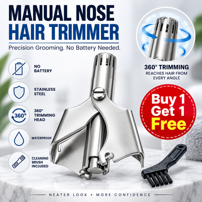 ✂️ Manual Nose Hair Trimmer.Limited-Time Deal: Buy 1 Get 1 FREE🔥