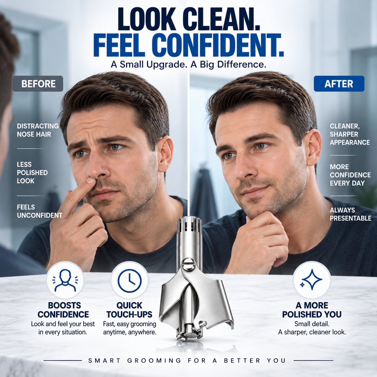 ✂️ Manual Nose Hair Trimmer.Limited-Time Deal: Buy 1 Get 1 FREE🔥