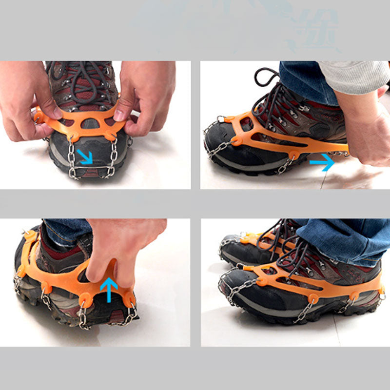 ⏳ Ice Cleats for Shoes & Boots – Steel Spikes for Winter Traction✨