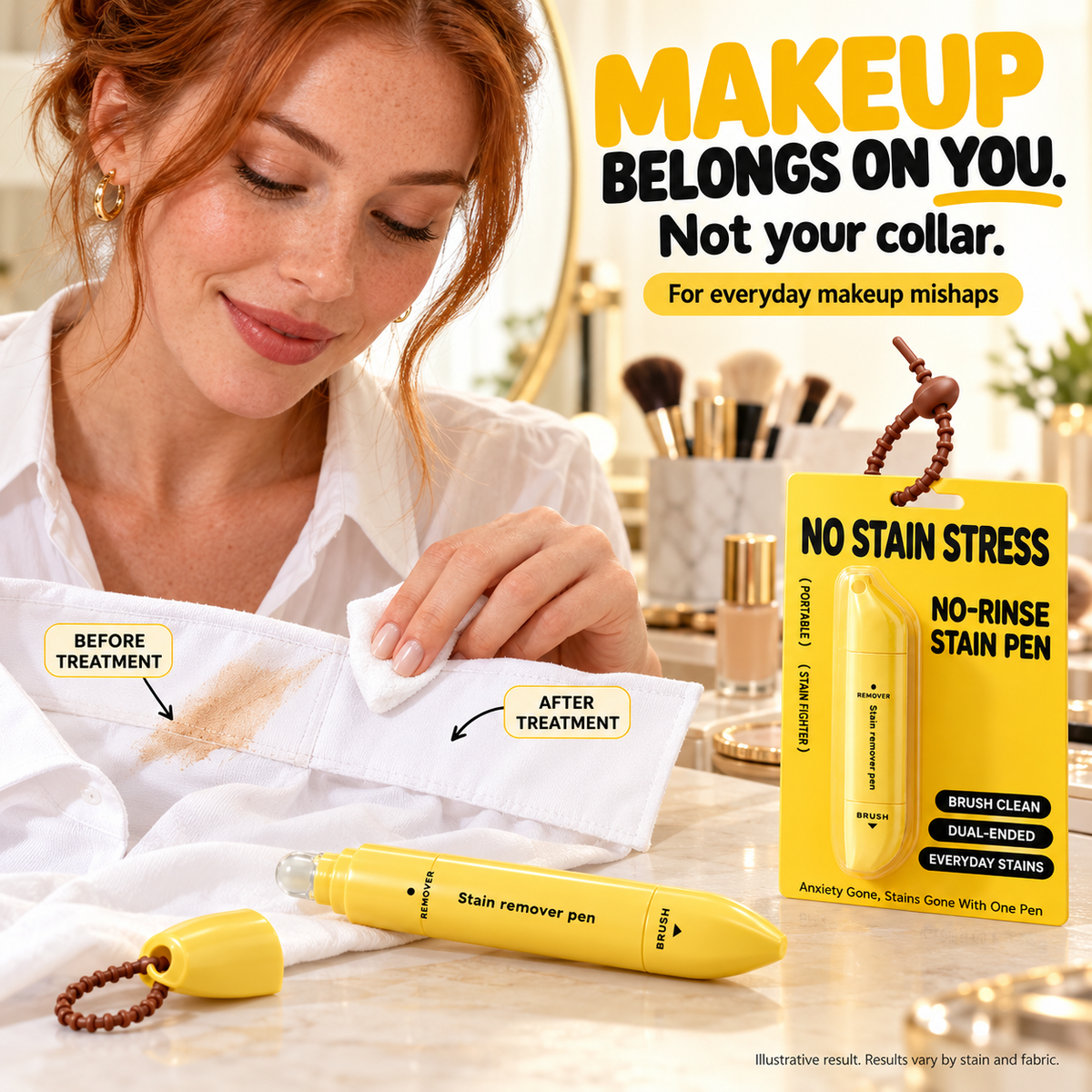 ☕ Portable Dual-Head Fabric Cleaning Pen – Buy 1 Get 1 Free